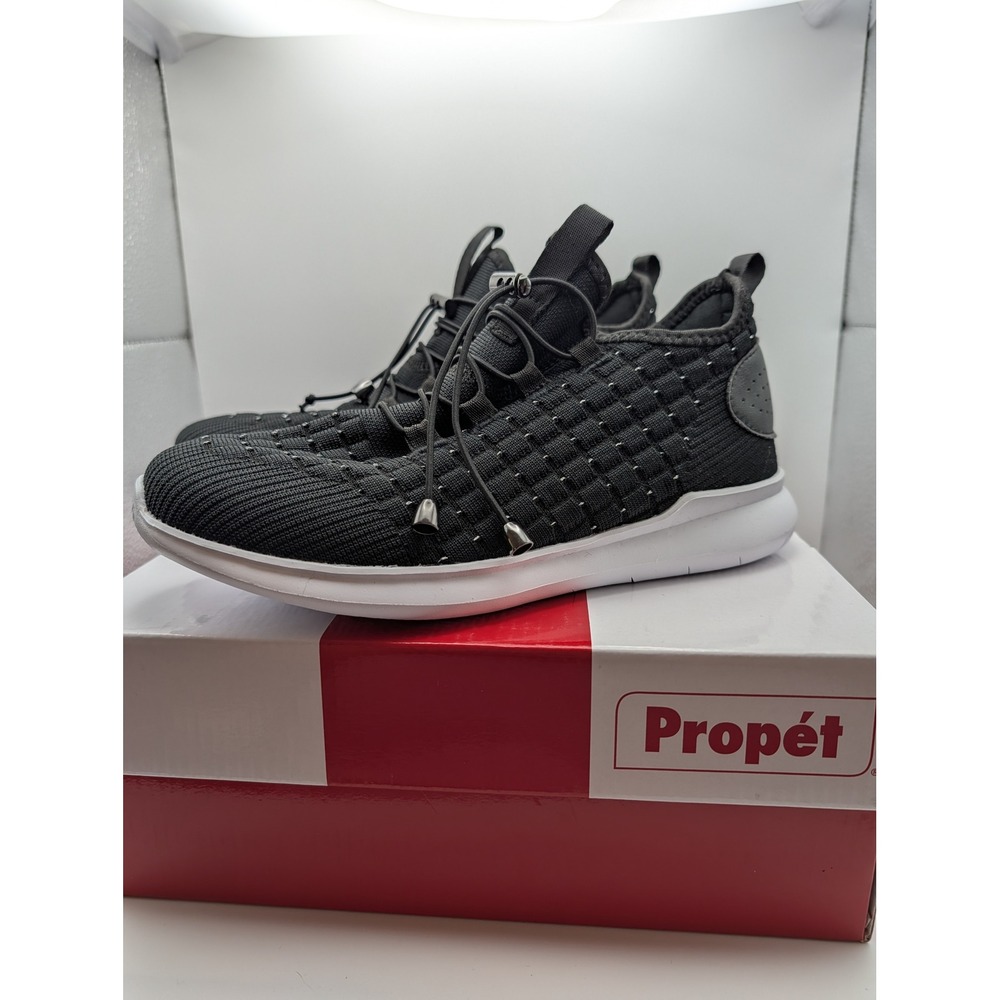 Propet TravelBound Women 7 XX 4E Extra Wide Black Sneaker WAA132M Orthotic Ready